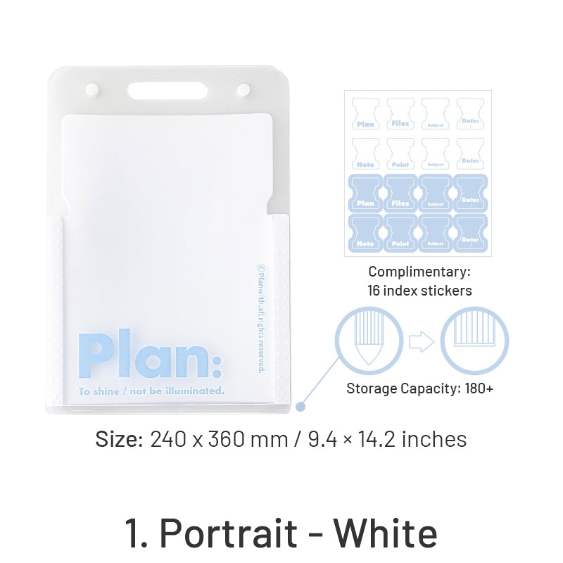 Transparent Accordion-Style Document Pouch sku-1
