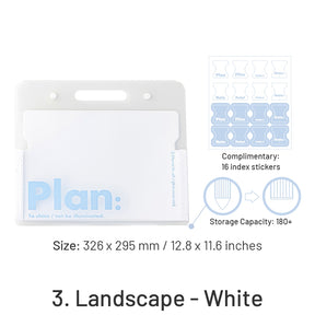Transparent Accordion-Style Document Pouch sku-3