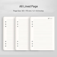 20. A6 Lined Page - 480 pages (240 sheets)