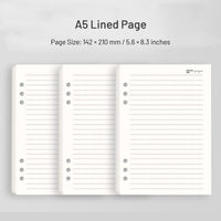 22. A5 Lined Page - 480 pages (240 sheets)