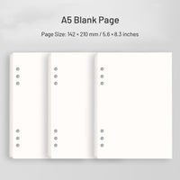 25. A5 Blank Page - 480 pages (240 sheets)
