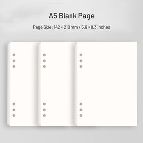 Transparent Cover Loose-Leaf Journal Notebook sku-25