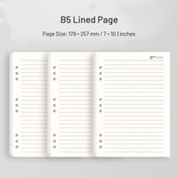 26. B5 Lined Page - 480 pages (240 sheets)