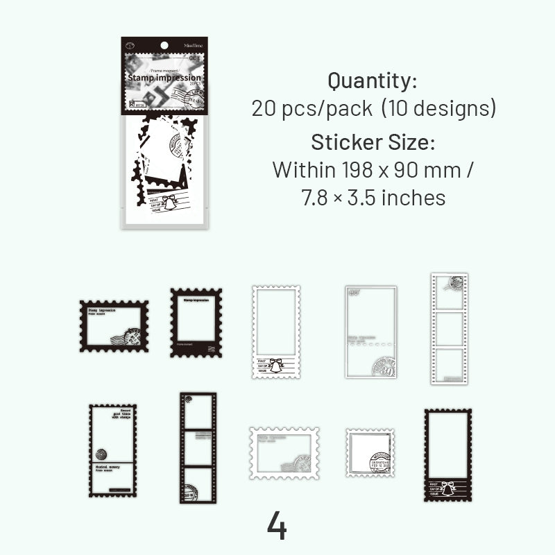 Transparent Film PET Stickers sku-4