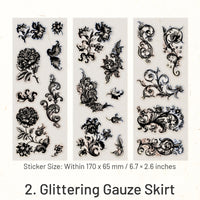2.Glittering Gauze Skirt