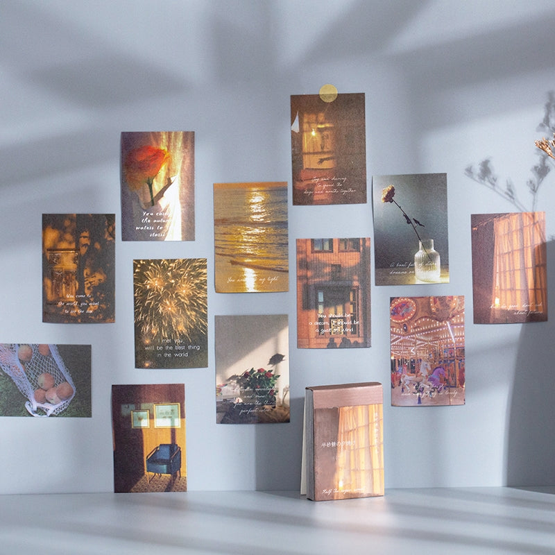 Travel Landscape Sticker Book - Sea, Moon, Forest, Sky b3