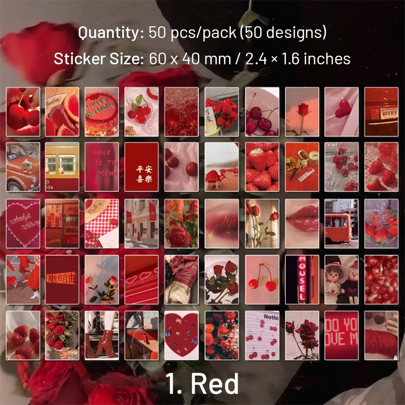 Travel Landscape Sticker Book - Sea, Moon, Forest, Sky sku-1