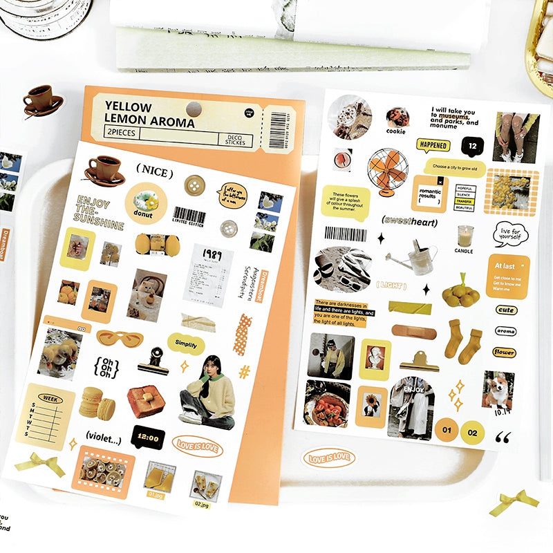 Travel Life Stickers - Food, Vacation b5