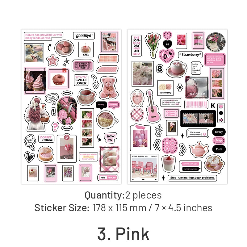 Travel Life Stickers - Food, Vacation sku-3
