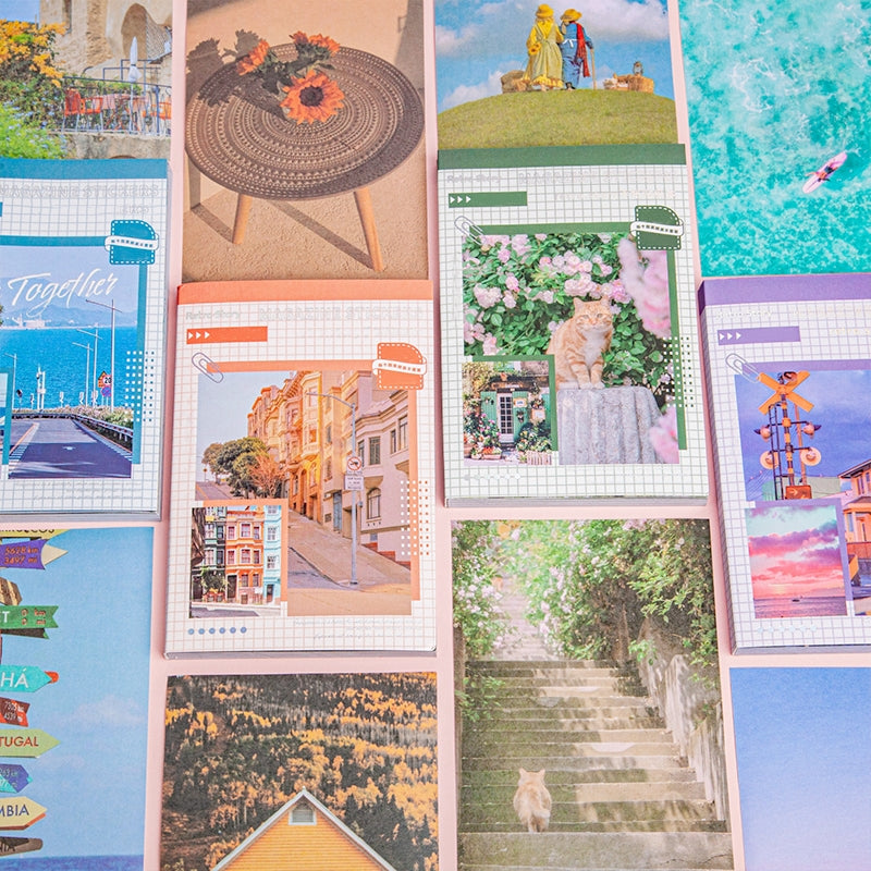 Travel Scenery Series Washi Sticker Book b1