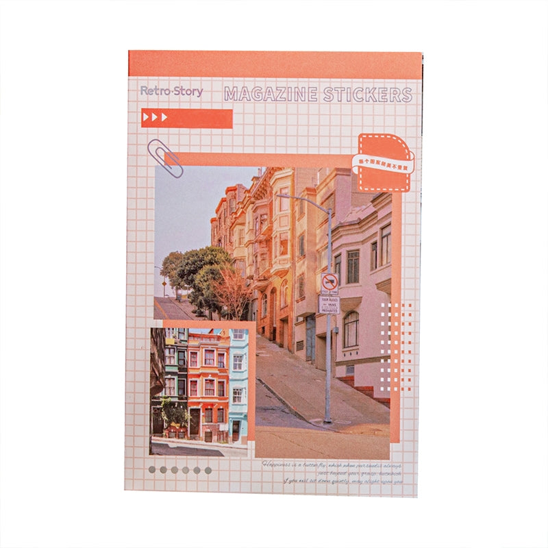 Travel Scenery Series Washi Sticker Book b6