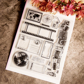 Travel-themed Silicone Stamp a