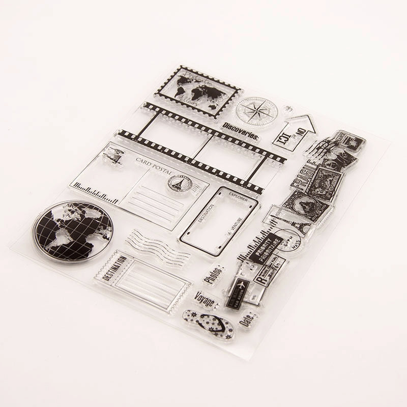 Travel-themed Silicone Stamp c2