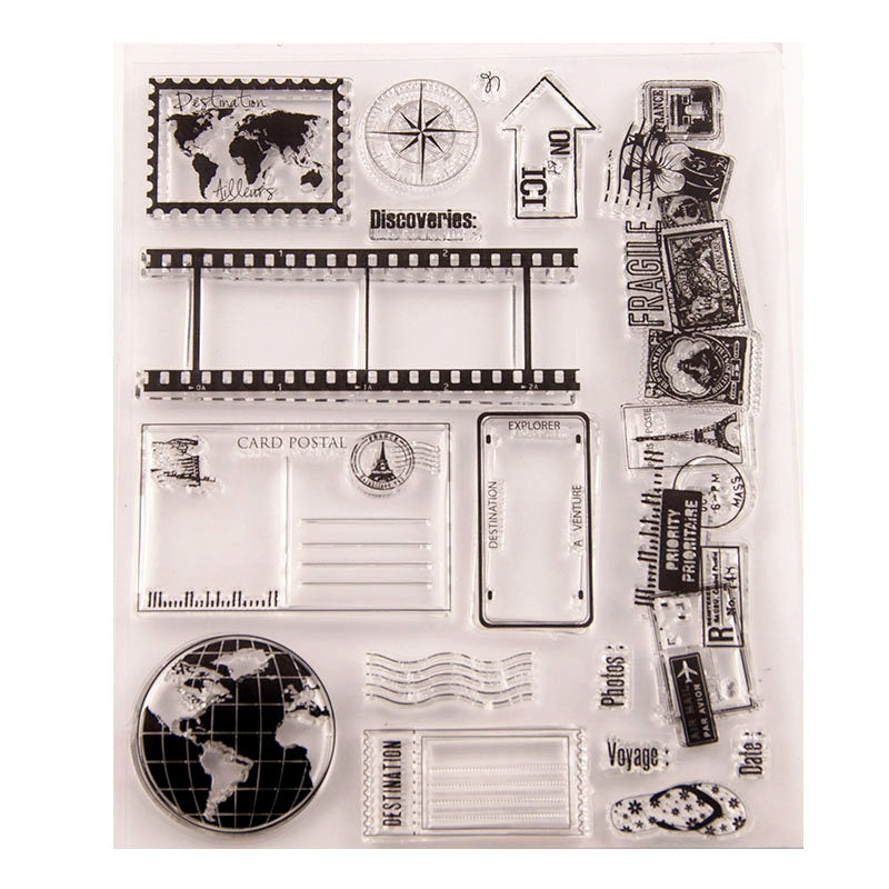 Travel-themed Silicone Stamp c