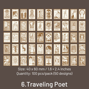Travel-themed Washi Sticker Book sku-6