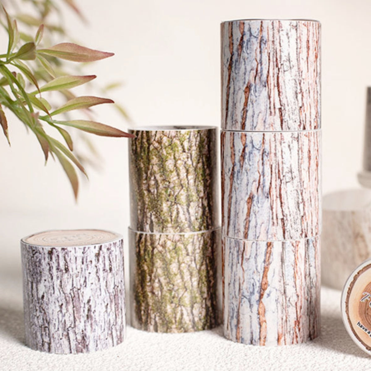 Tree Pattern Washi Tape Product Details ◎Material ABS Plastic ◎Color：Cream ◎Size： 205mm  8.2 120mm  4.8 (1)