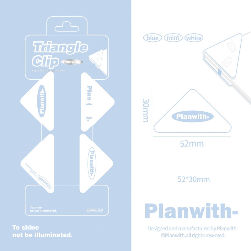 Triangle clip, storage corner clip, office stationery bill binding clip 图层 3