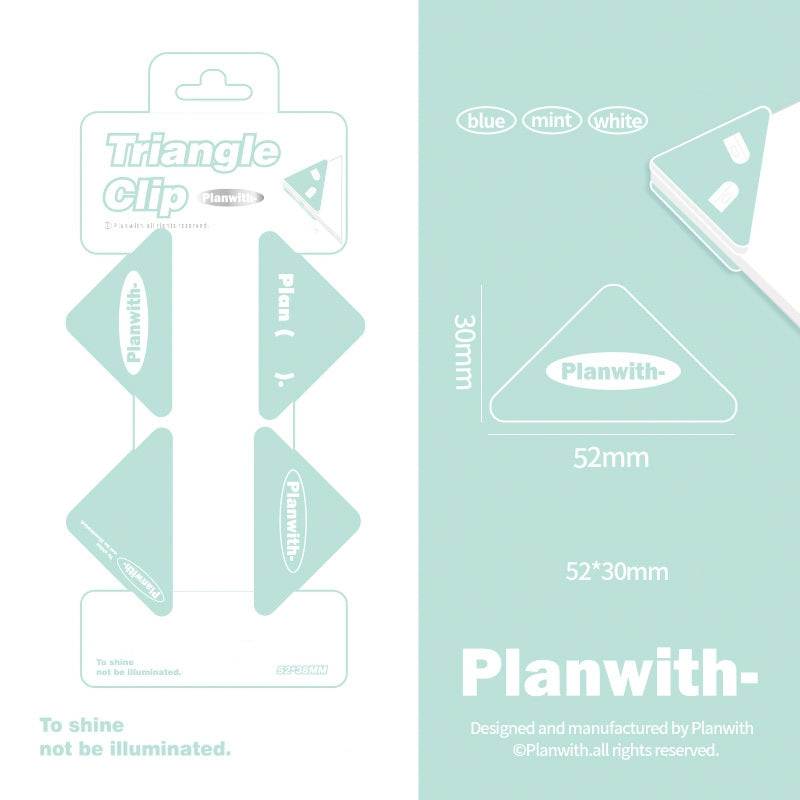 Triangle clip, storage corner clip, office stationery bill binding clip 图层 4