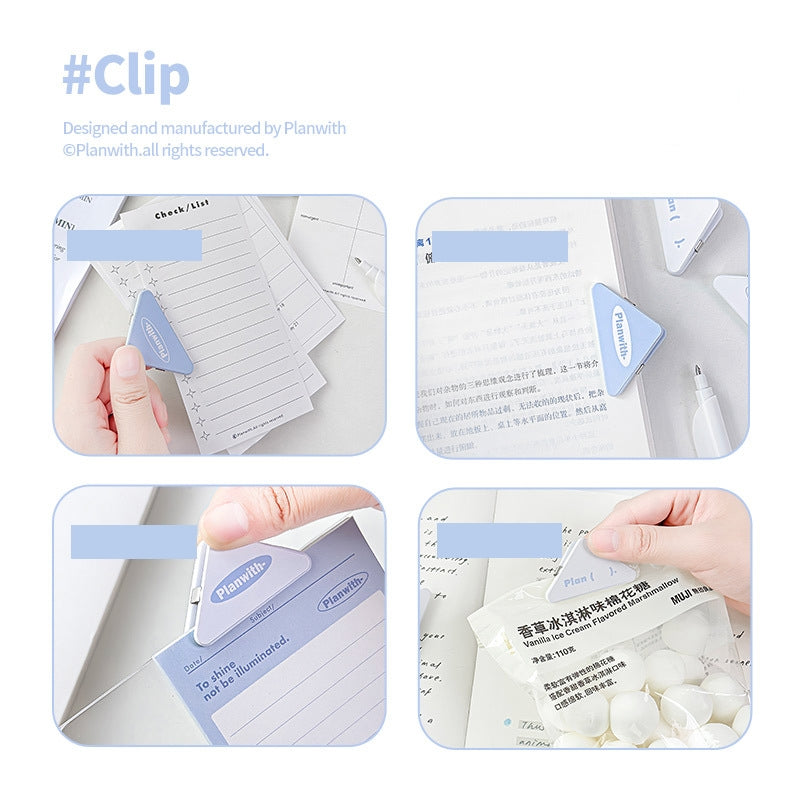 Triangle clip, storage corner clip, office stationery bill binding clip 主图-4