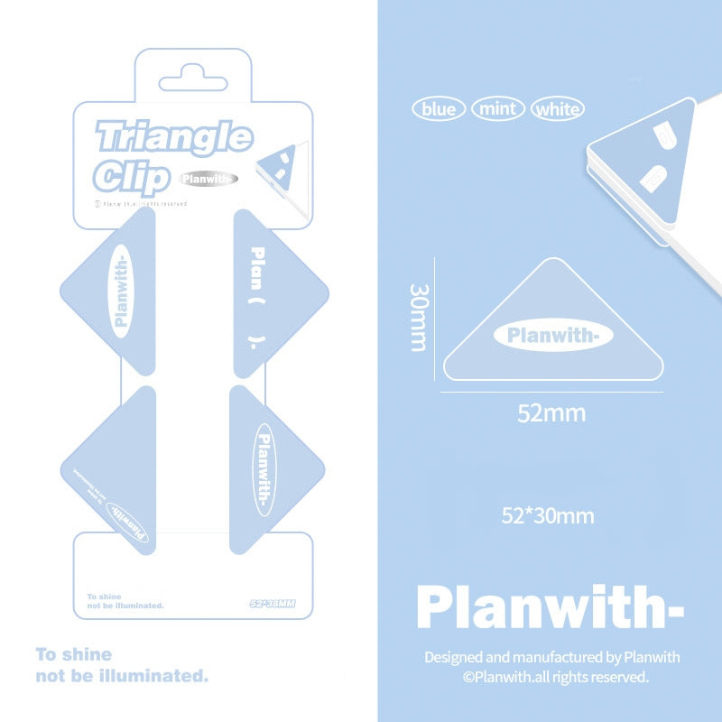 Triangle clip, storage corner clip, office stationery bill binding clip 图层 5