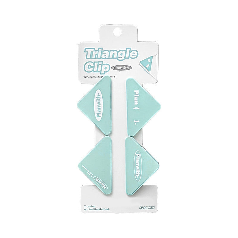 Triangle clip, storage corner clip, office stationery bill binding clip 主图-5