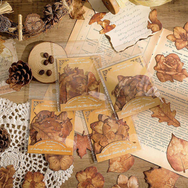 Rustic Sticky Note Vintage Nature Twilight Sticky Notes & Stickers Set | Stamprints