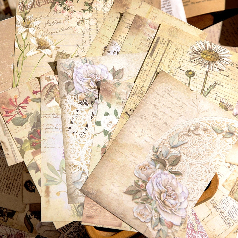 Unwrap a Vintage Rose Series Journal Decorative Paper b2