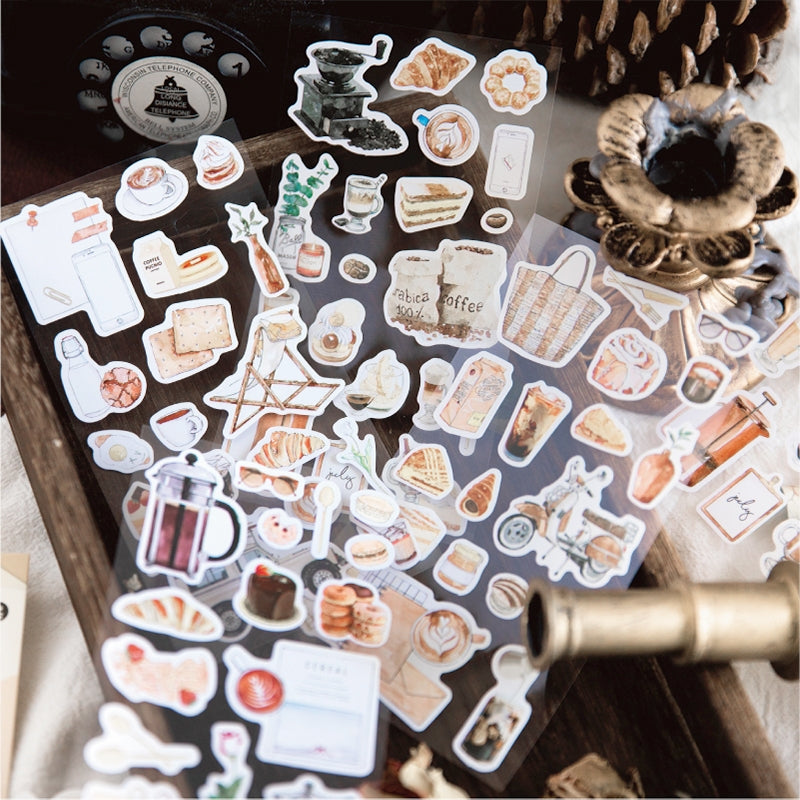 Vacation and Leisure Coated Paper Sticker Sheet b1