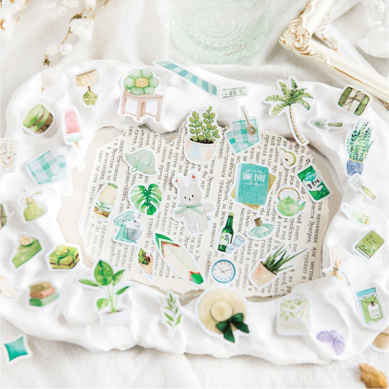 Vacation and Leisure Coated Paper Sticker Sheet b5