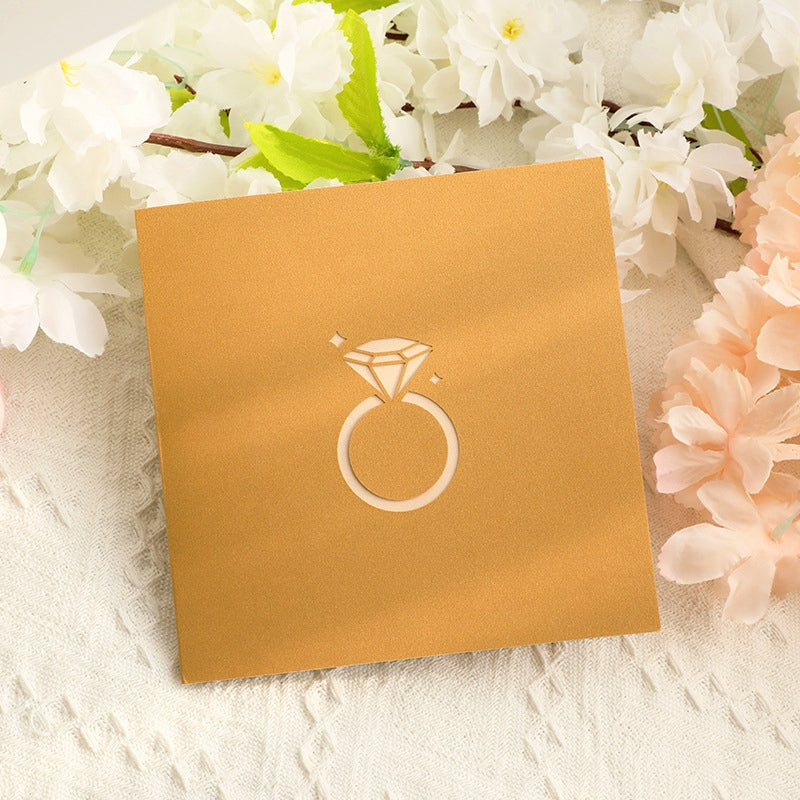 Valentine's Day Diamond Ring Pop-up Card3