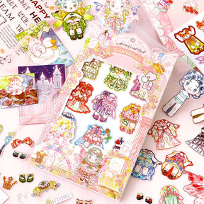 Variety Girl Twinkle Dress Up Game Sticker Pack b3
