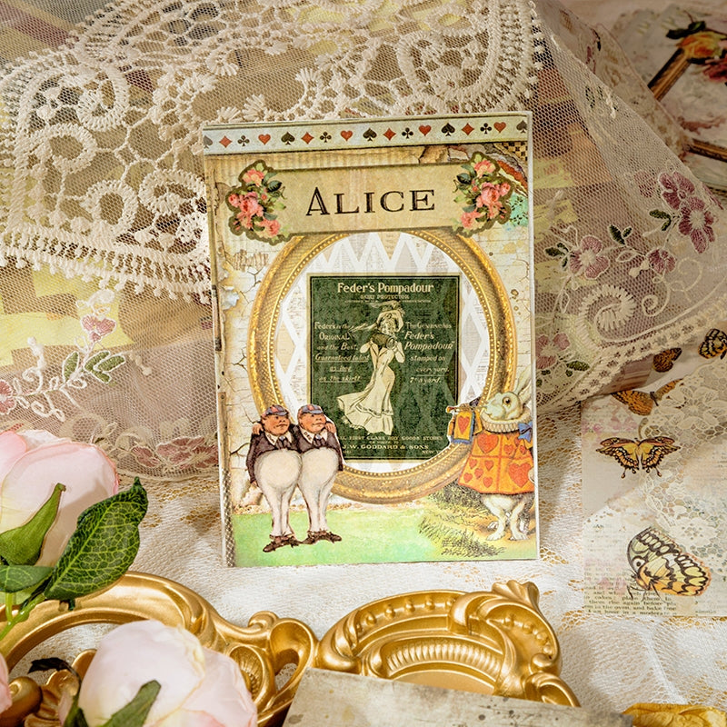 Victoria's Feast Lace Frame Scrapbook Paper b3