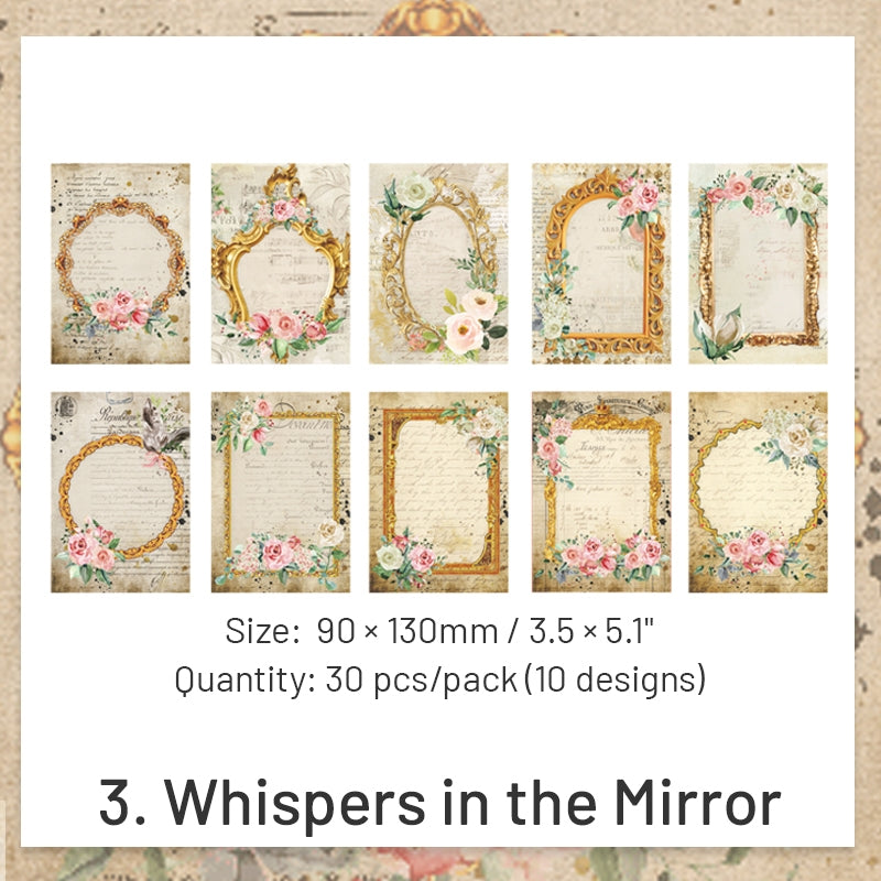 Victoria's Feast Lace Frame Scrapbook Paper sku-3