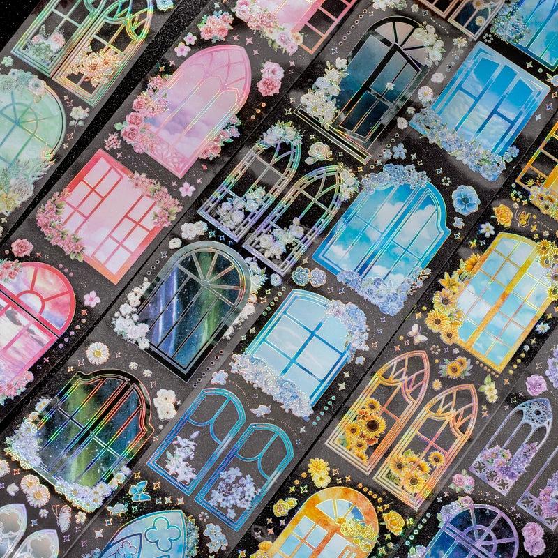 View by the Window 3D Hot Stamping PET Tape a