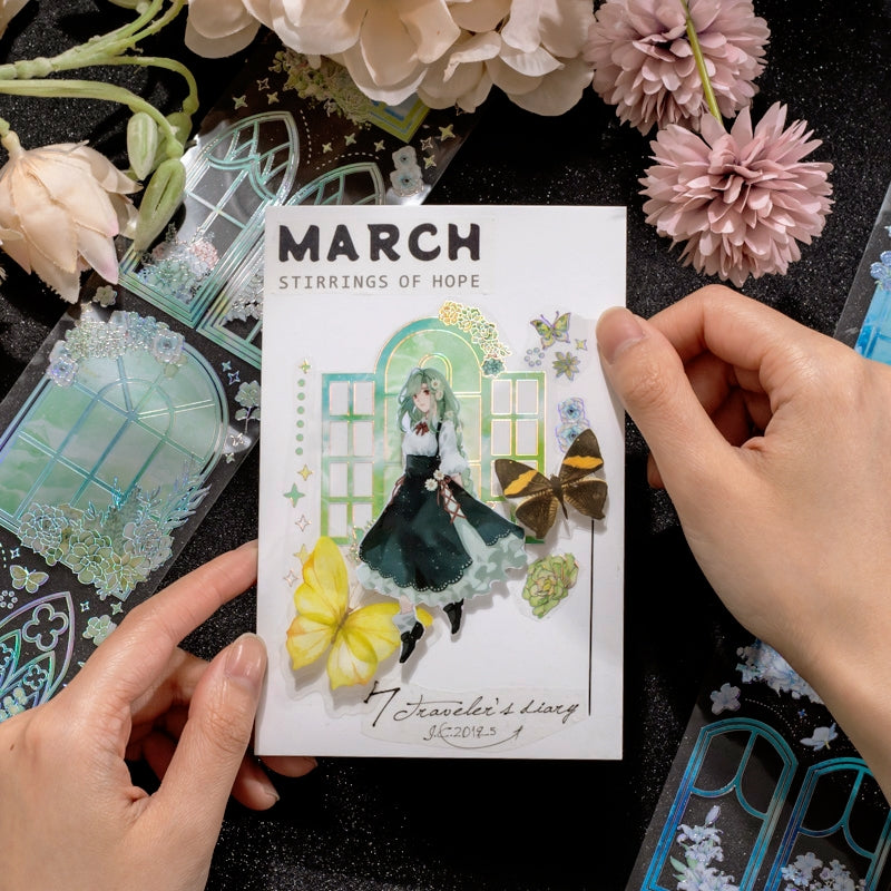 View by the Window 3D Hot Stamping PET Tape b