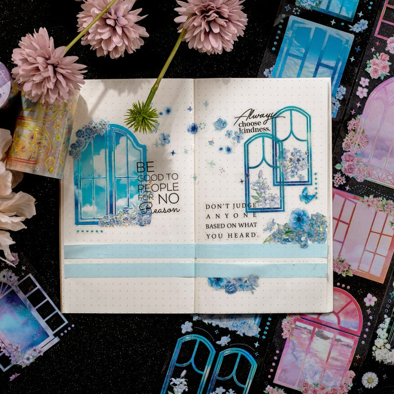 View by the Window 3D Hot Stamping PET Tape b3