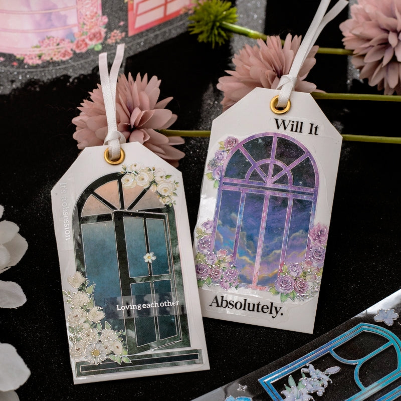 View by the Window 3D Hot Stamping PET Tape b4