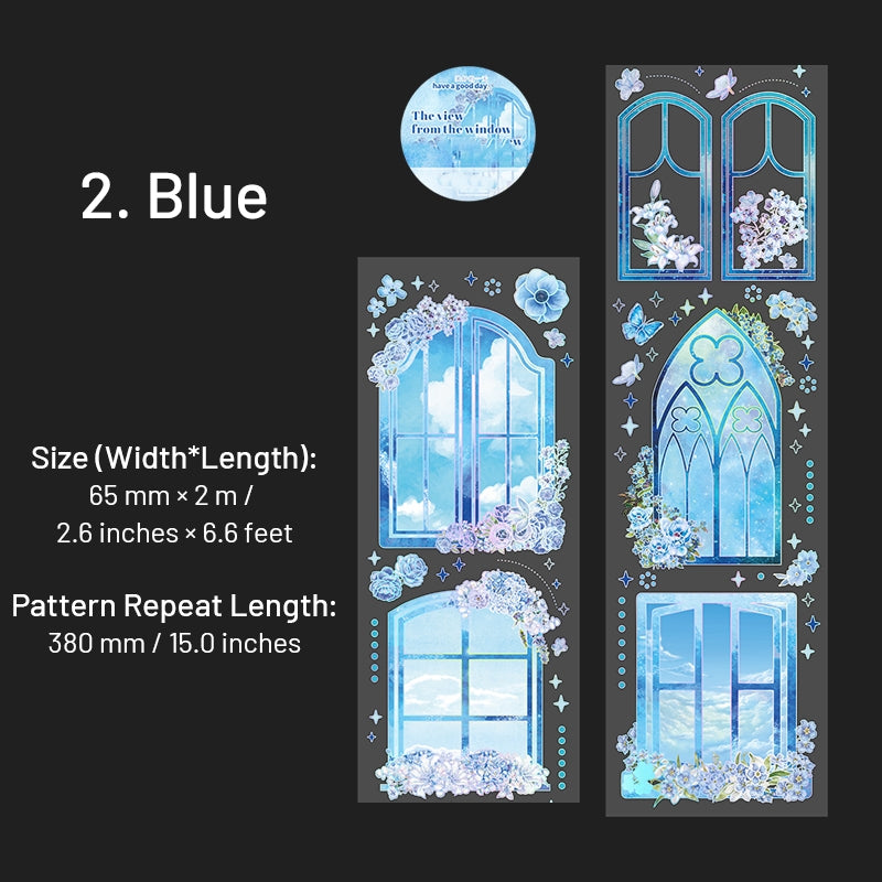 View by the Window 3D Hot Stamping PET Tape sku-2