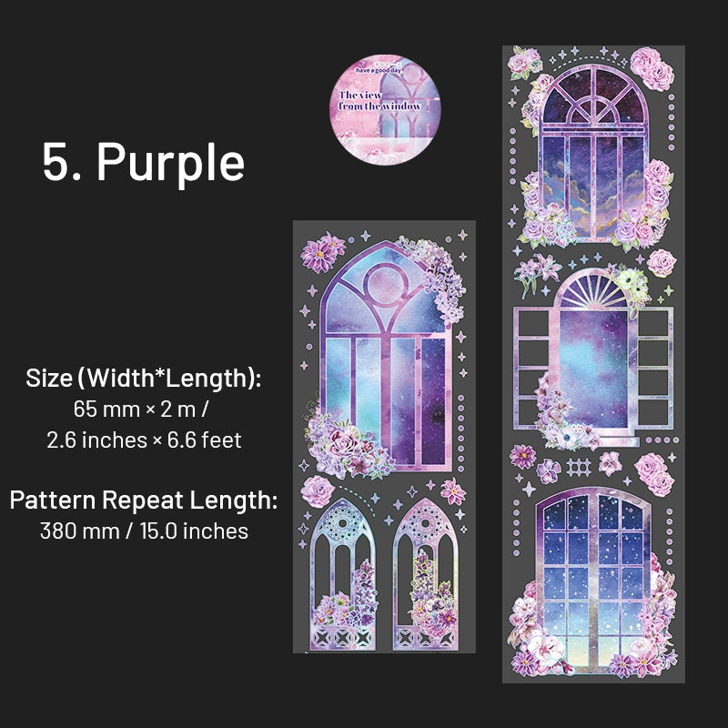 View by the Window 3D Hot Stamping PET Tape sku-5