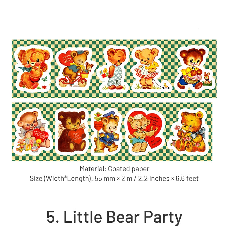 Vintage Animal Doll Theme Tape sku-5