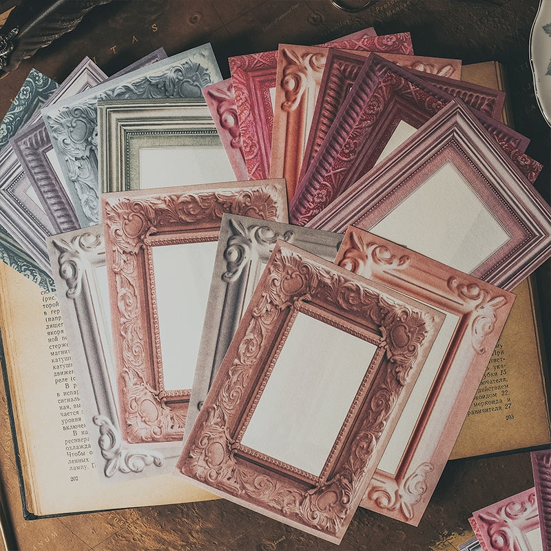 Vintage Baroque Style Border Material Paper b3