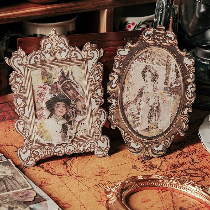 Vintage Baroque Style Border Material Paper b5