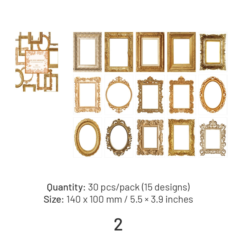 Vintage Baroque Style Border Material Paper sku-2