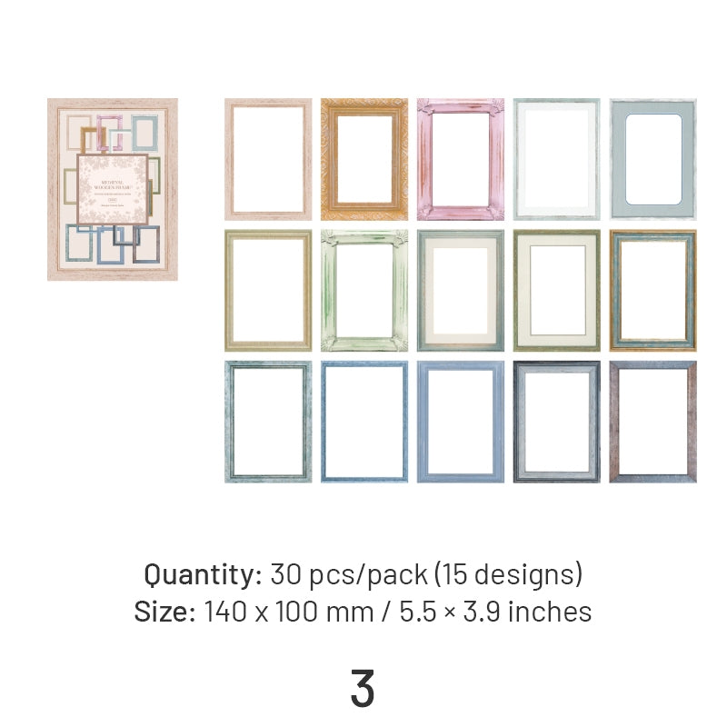 Vintage Baroque Style Border Material Paper sku-3