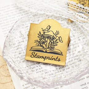 Vintage Brass Clip Journal Stationery Clip - Stamprints 4