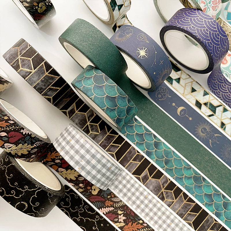 Vintage Bronzing Chinese Style Tape a