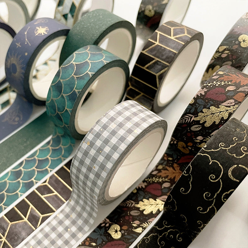 Vintage Bronzing Chinese Style Tape c2