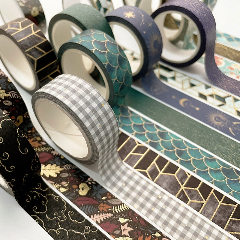 Vintage Bronzing Chinese Style Tape c