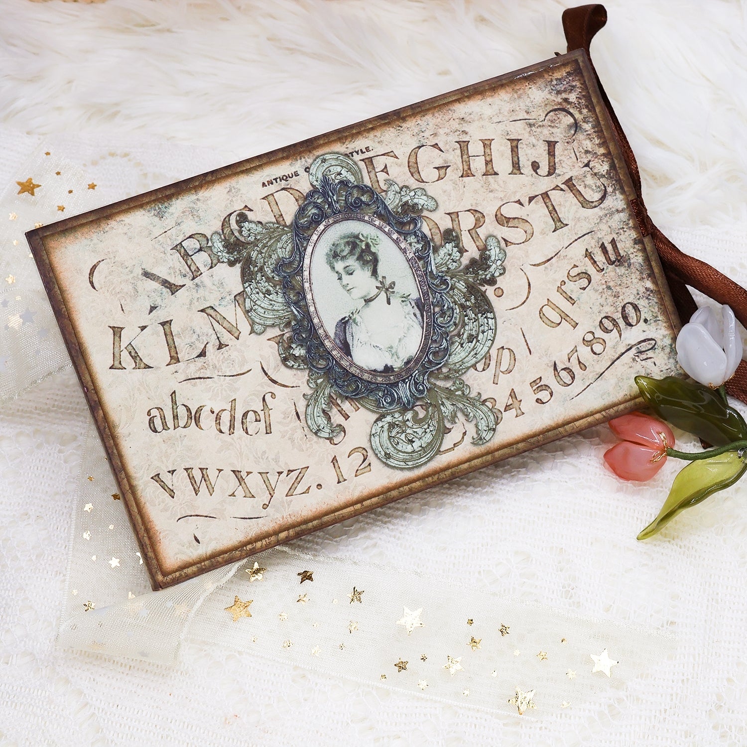 Vintage Character Handmade Junk Journal Folio Kit - Stamprints
