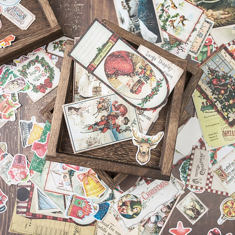 Vintage Christmas Sticker Pack b2